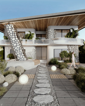 Futuristic Villa 设计丨阿联酋丨@ahmd.salim.designs