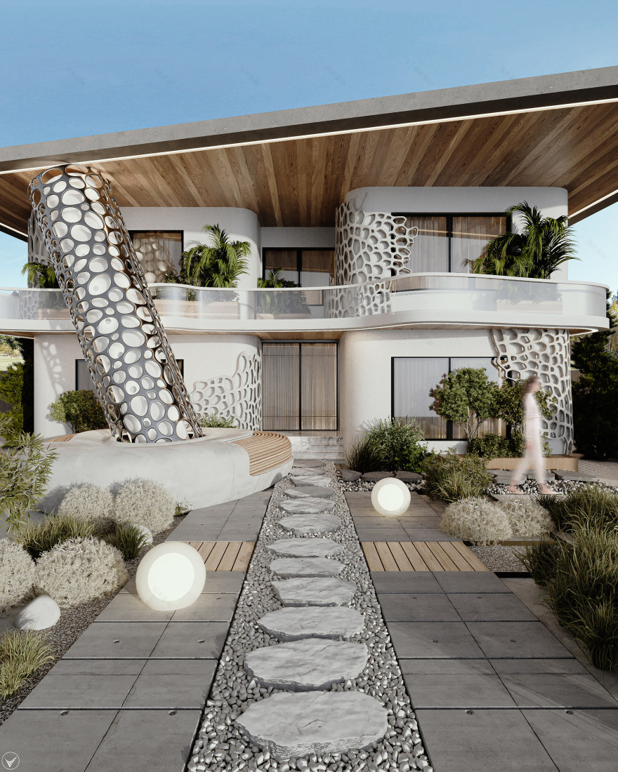 Futuristic Villa 设计丨阿联酋丨@ahmd.salim.designs-11