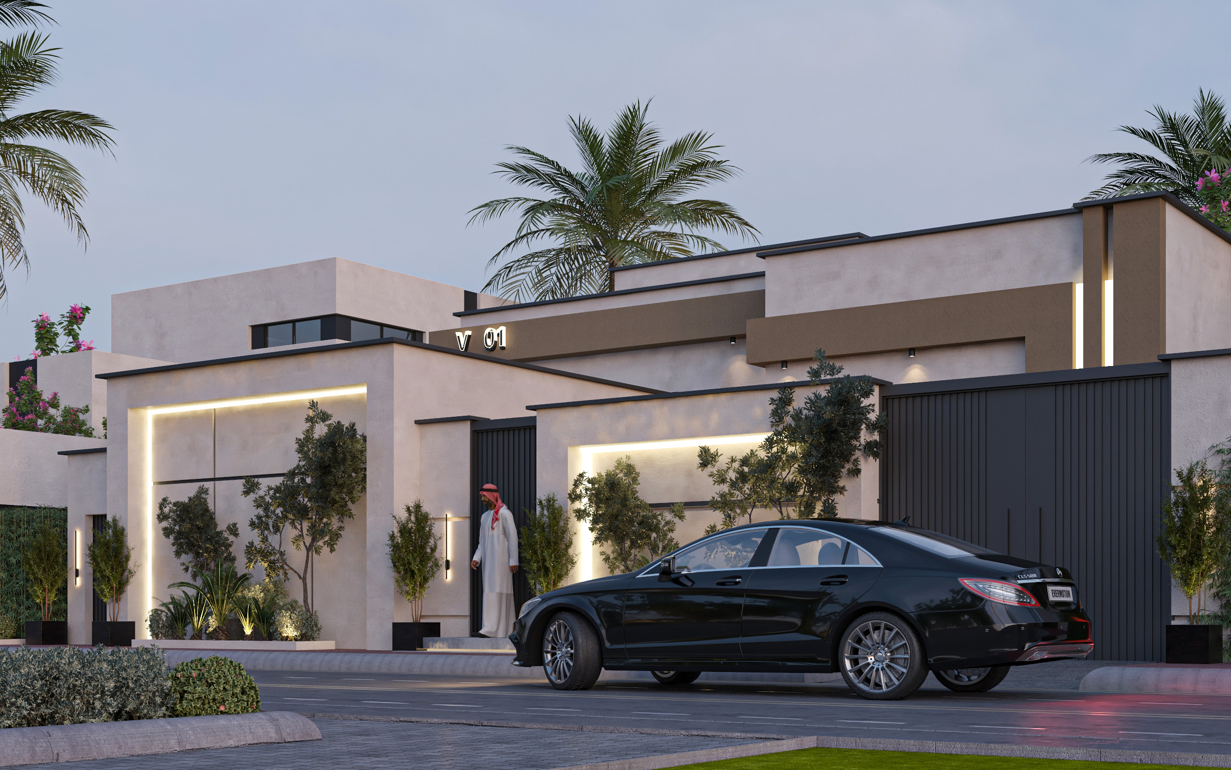 Modern Residential Facade in Mecca-7