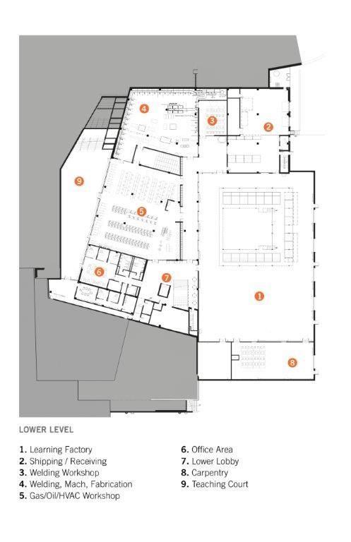 加拿大 Sir Sandford Fleming College 科技中心—— Perkins + Will 打造多功能的现代教育空间-49