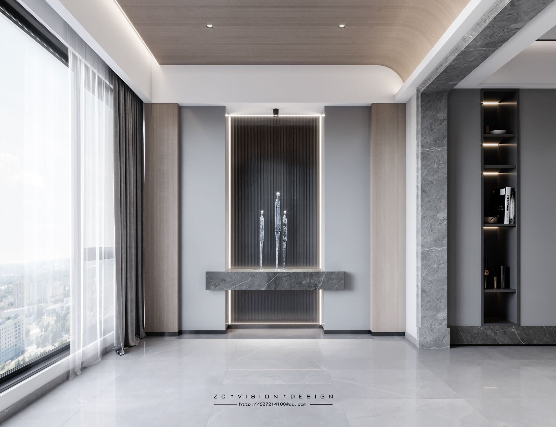 大气住宅 - 用极简诠释优雅的质感美学                     -7