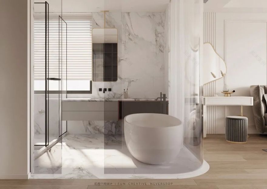 绍兴香湖郡 180㎡现代中式家居设计,尽显雅致生活-22