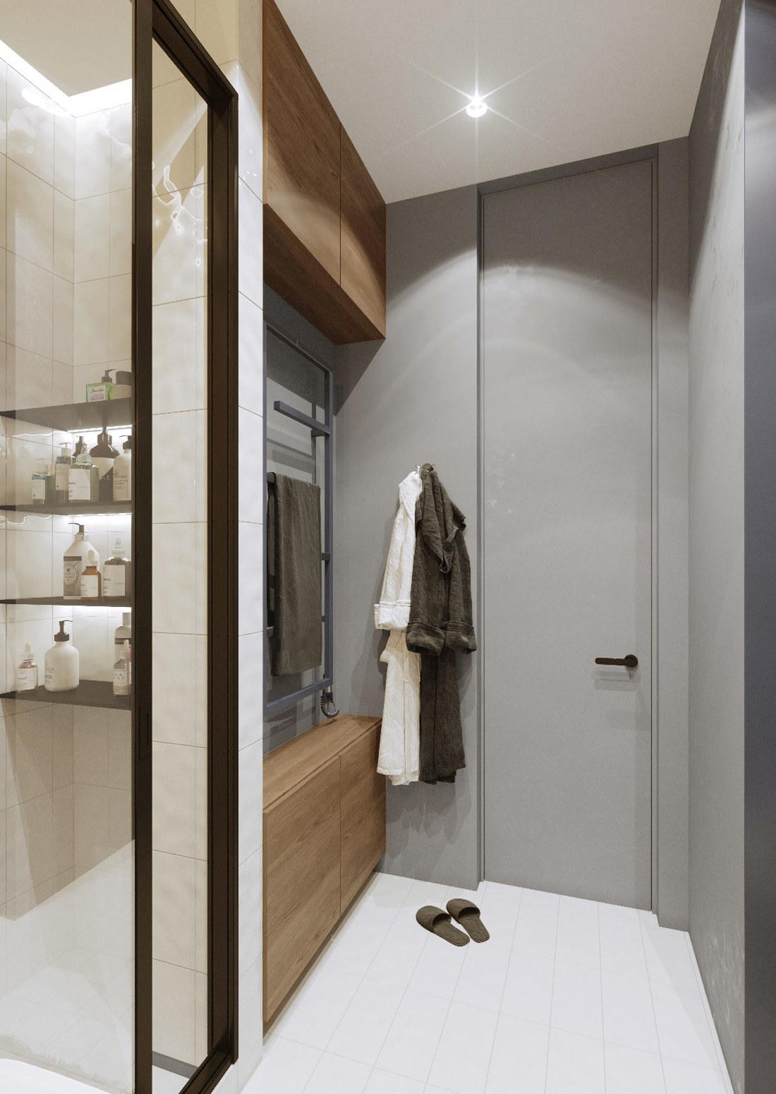 蓝色与金属元素打造的现代家居设计-24