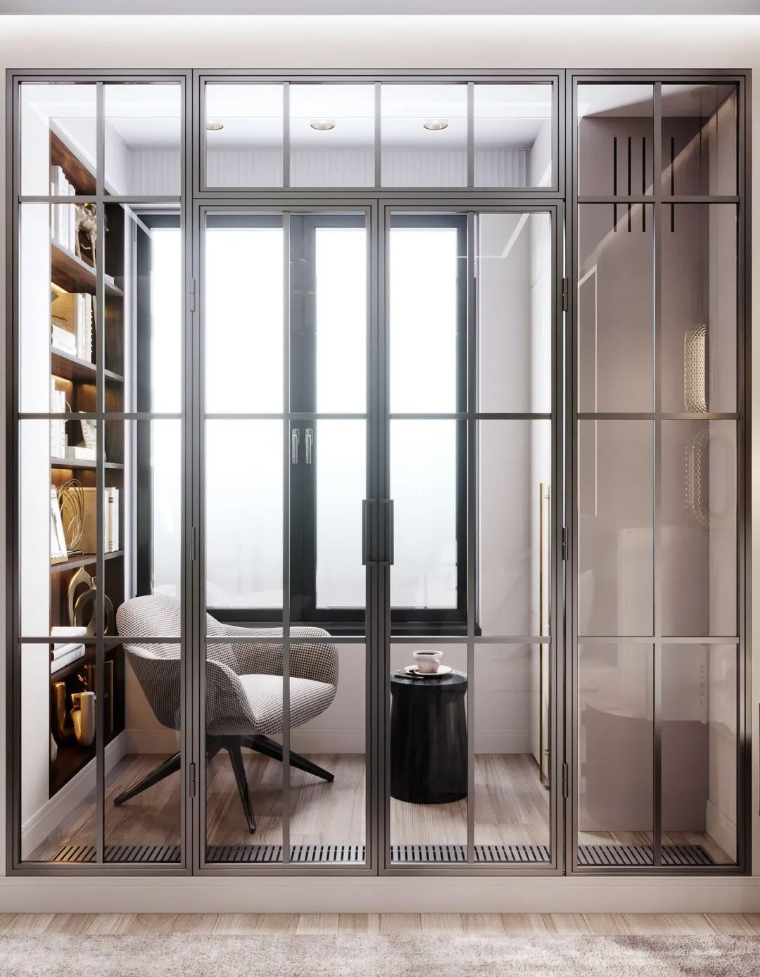 87㎡黄铜轻奢时尚家居丨Artis Interiors-39