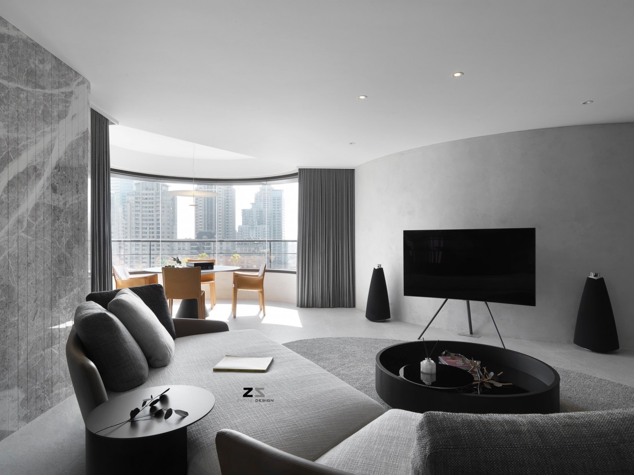 Z轴空间设计 | 质感黑白灰-12
