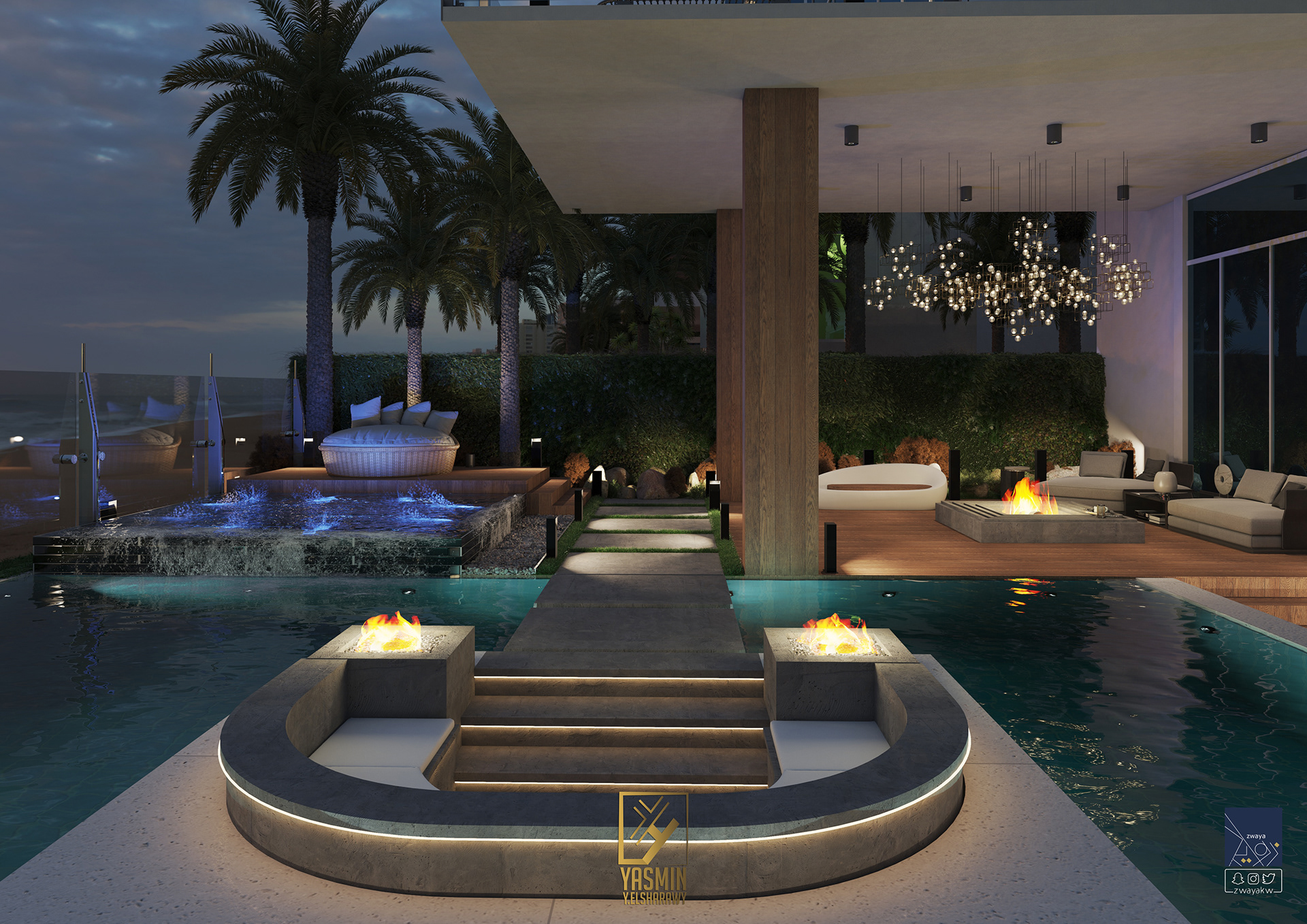 景观设计 别墅设计-3