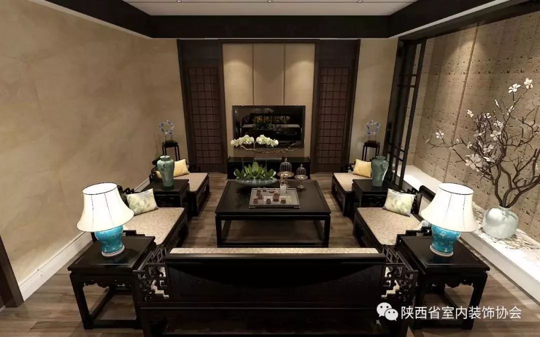 御景南山别墅 | 新中式简奢风格的现代解读-18