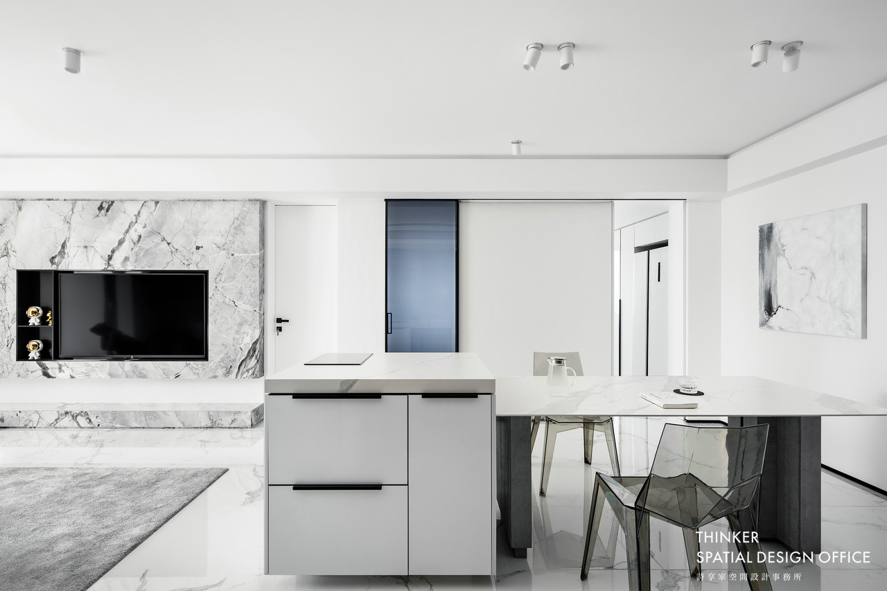 诗享家设计 | 140㎡高级灰现代简约住宅,生活不寻常-40