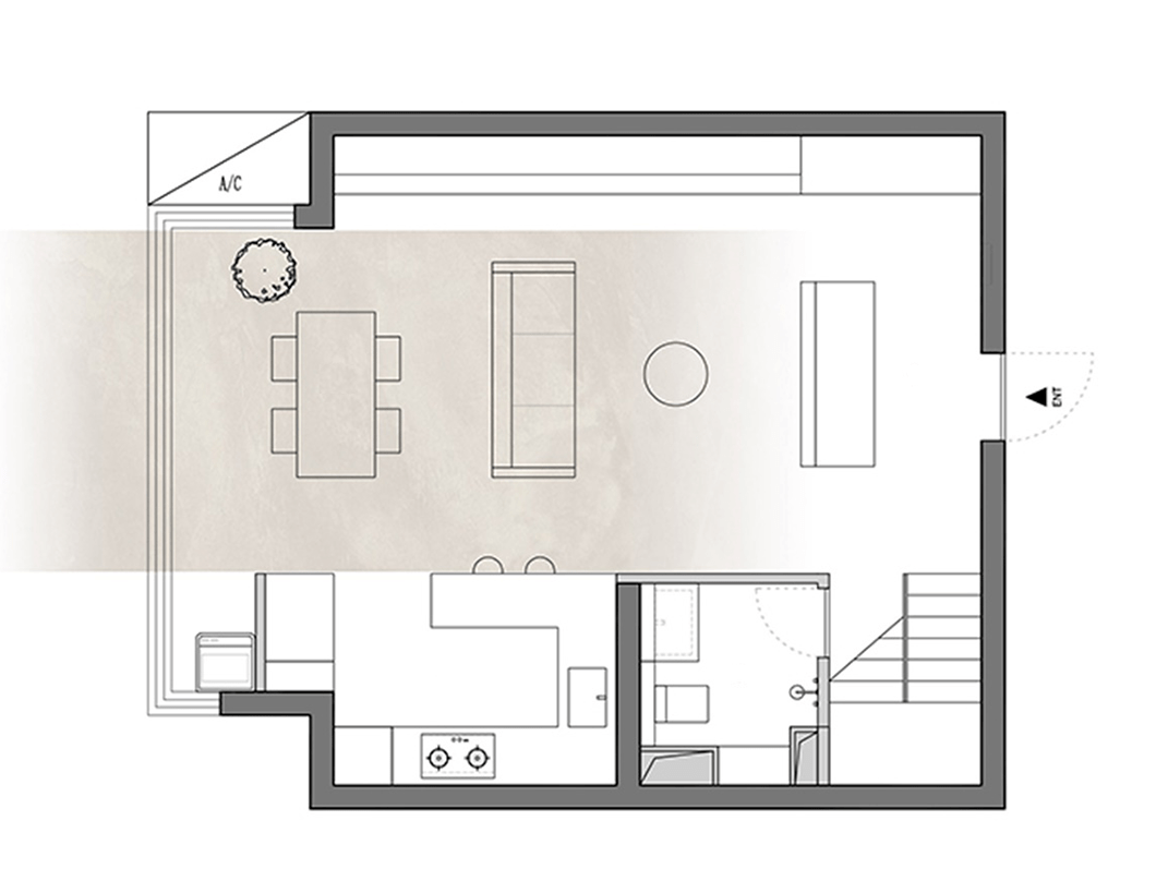 100㎡简约公寓丨辰境设计,界末空间设计-33