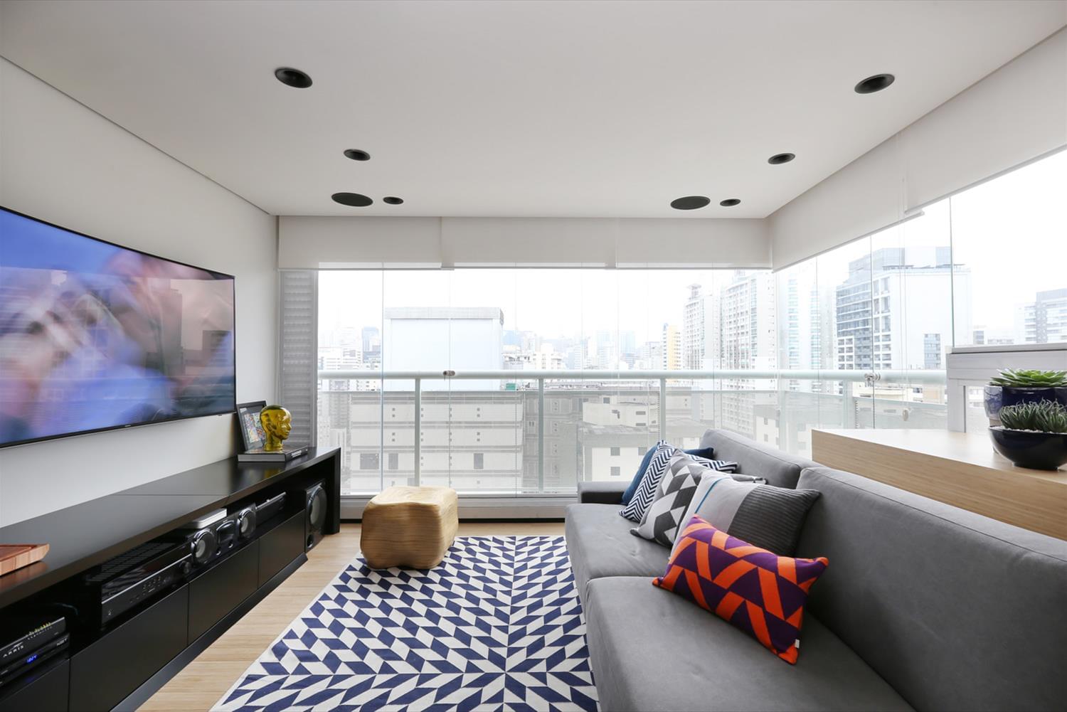 巴西 60 平米工业风公寓，打造宽敞空间-2