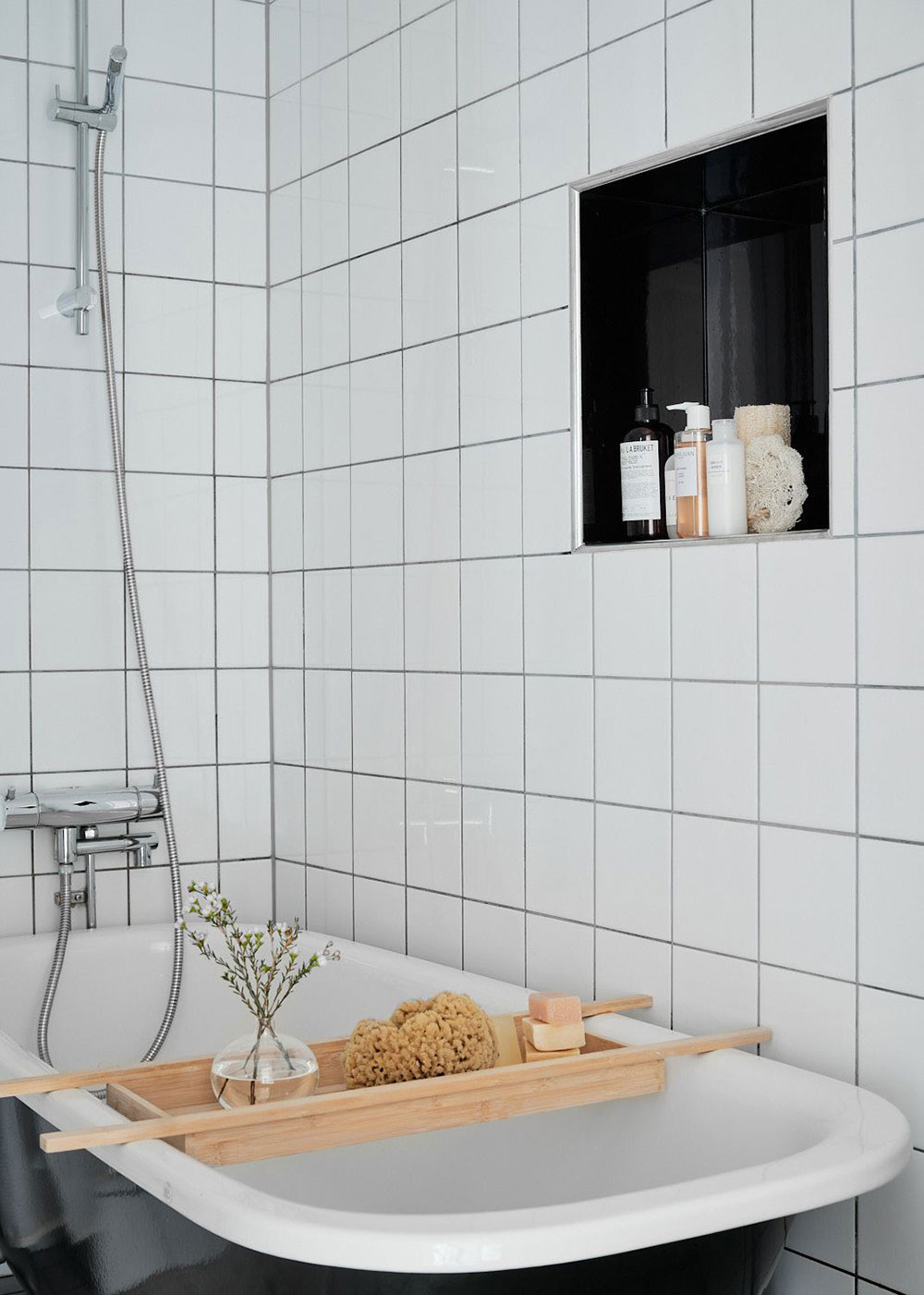 复古绿调斯德哥尔摩公寓设计-35