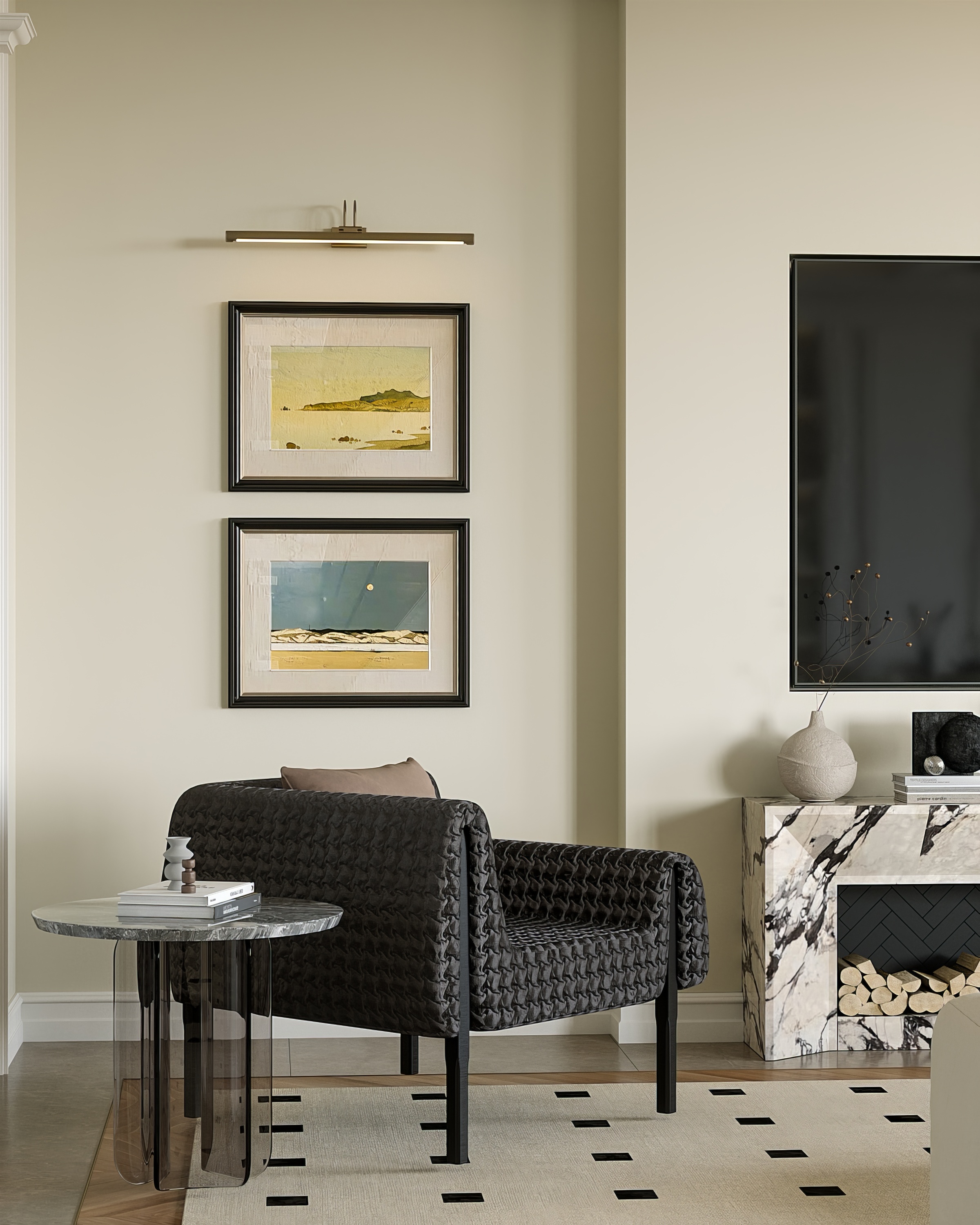 清馨美式客厅-12