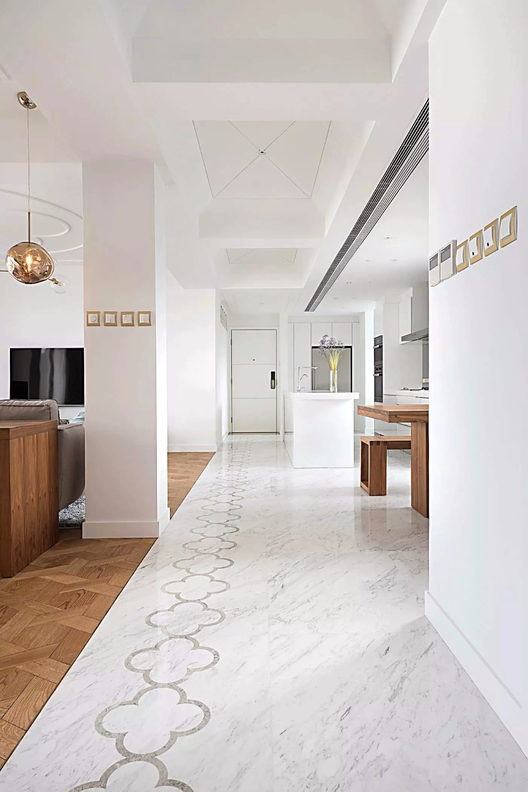 136㎡香港现代公寓住宅设计  廖奕权-19