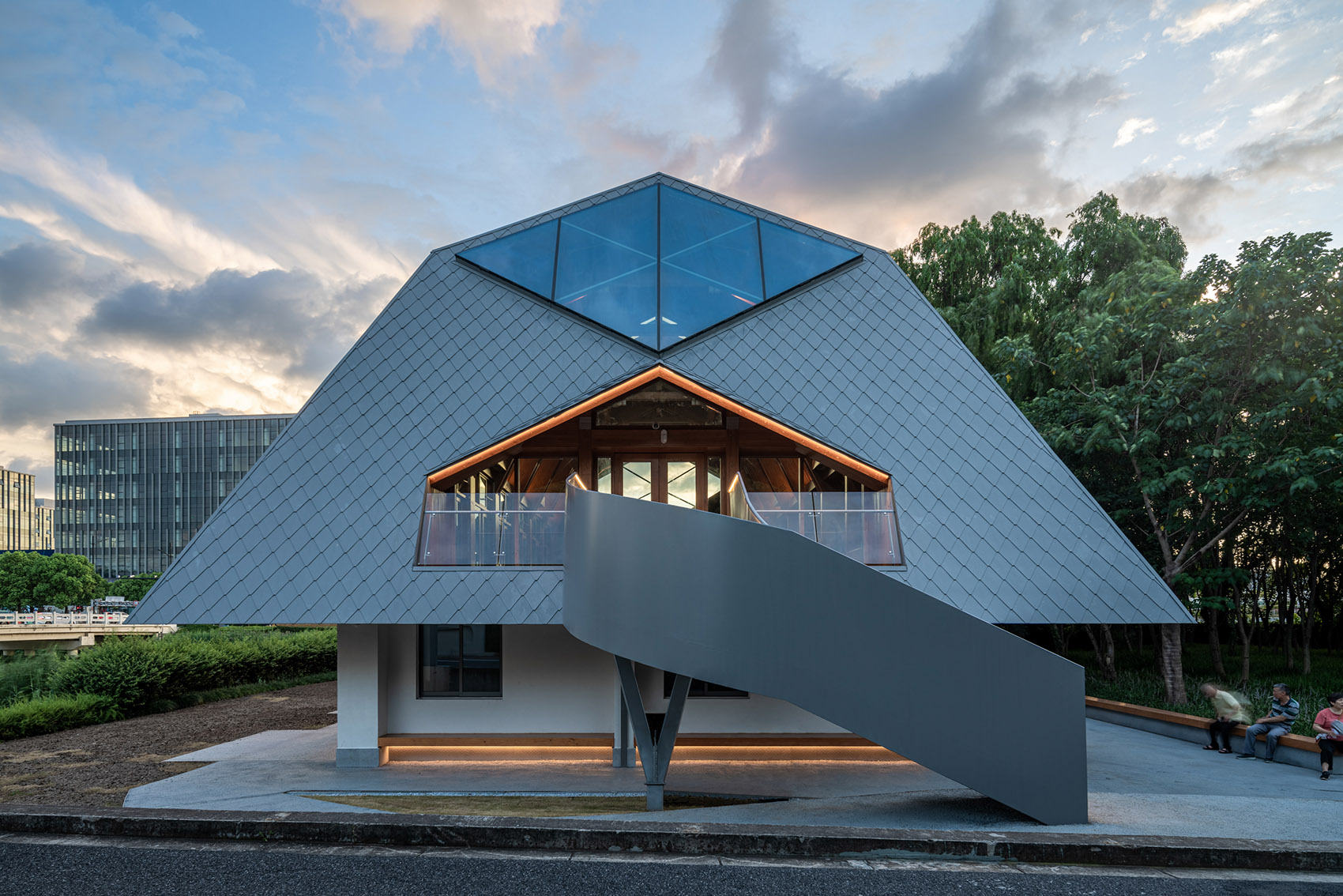 长宁外环生态公园带市民服务驿站丨中国长宁丨致正建筑工作室,冶是建筑-167