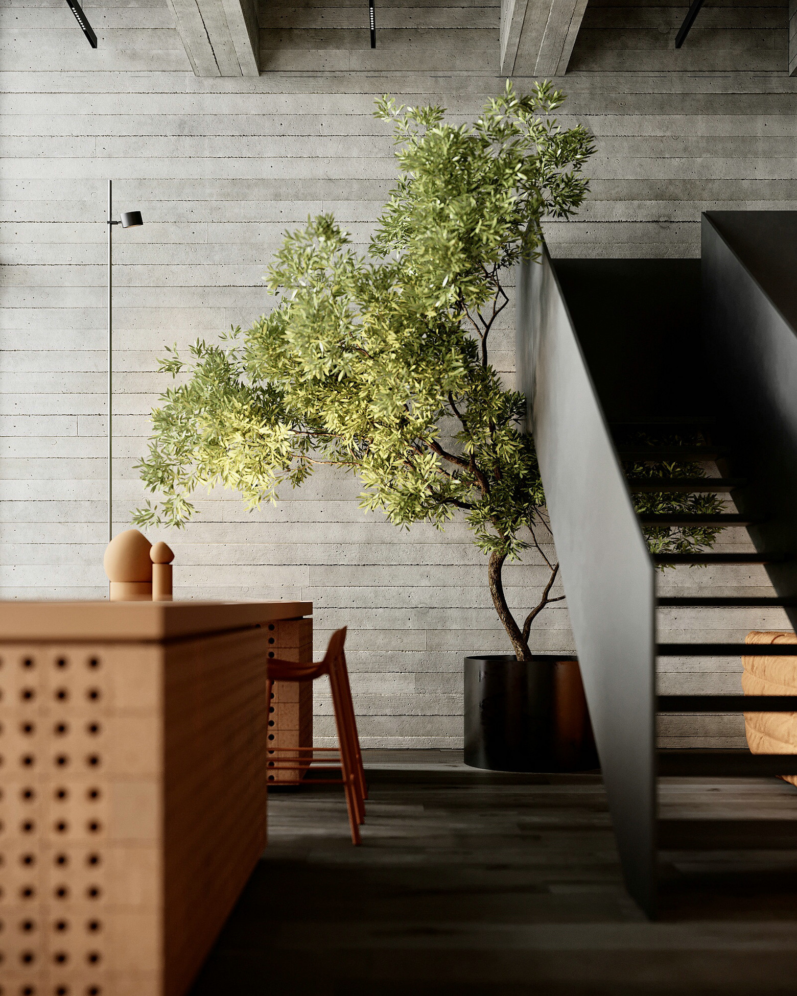 hot walls设计，个性复式住宅！-5