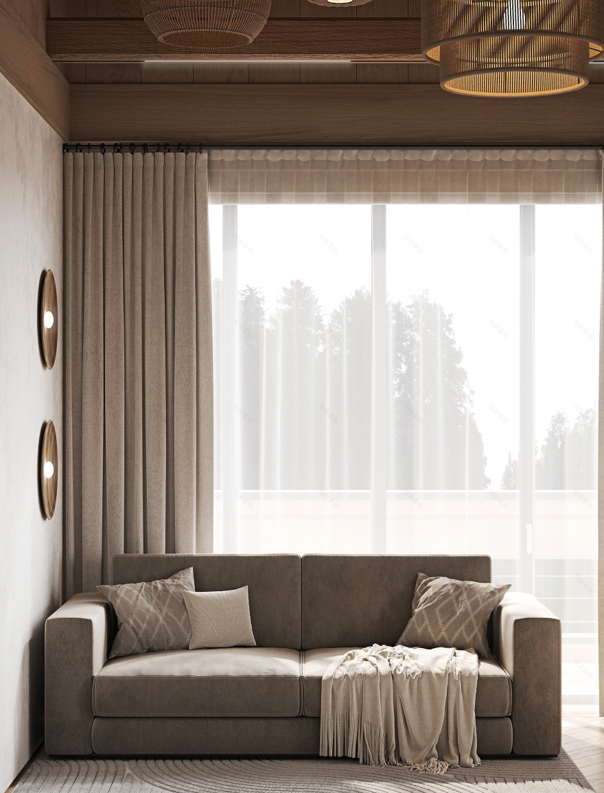 Northern Comfort · 新西伯利亚私人住宅客房设计丨俄罗斯新西伯利亚丨Alisa Ostapnko-10