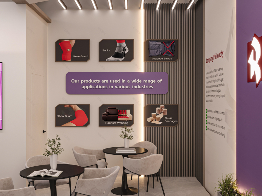 橡胶弹性展位设计丨埃及开罗丨Elham Emad-11