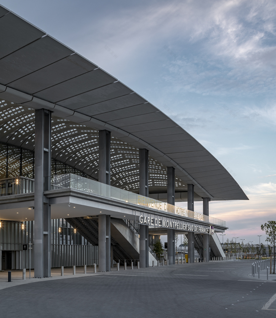 Montpellier 车站 | 光影艺术的极致呈现-16