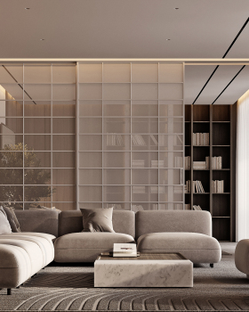 Modern minimalism family residence