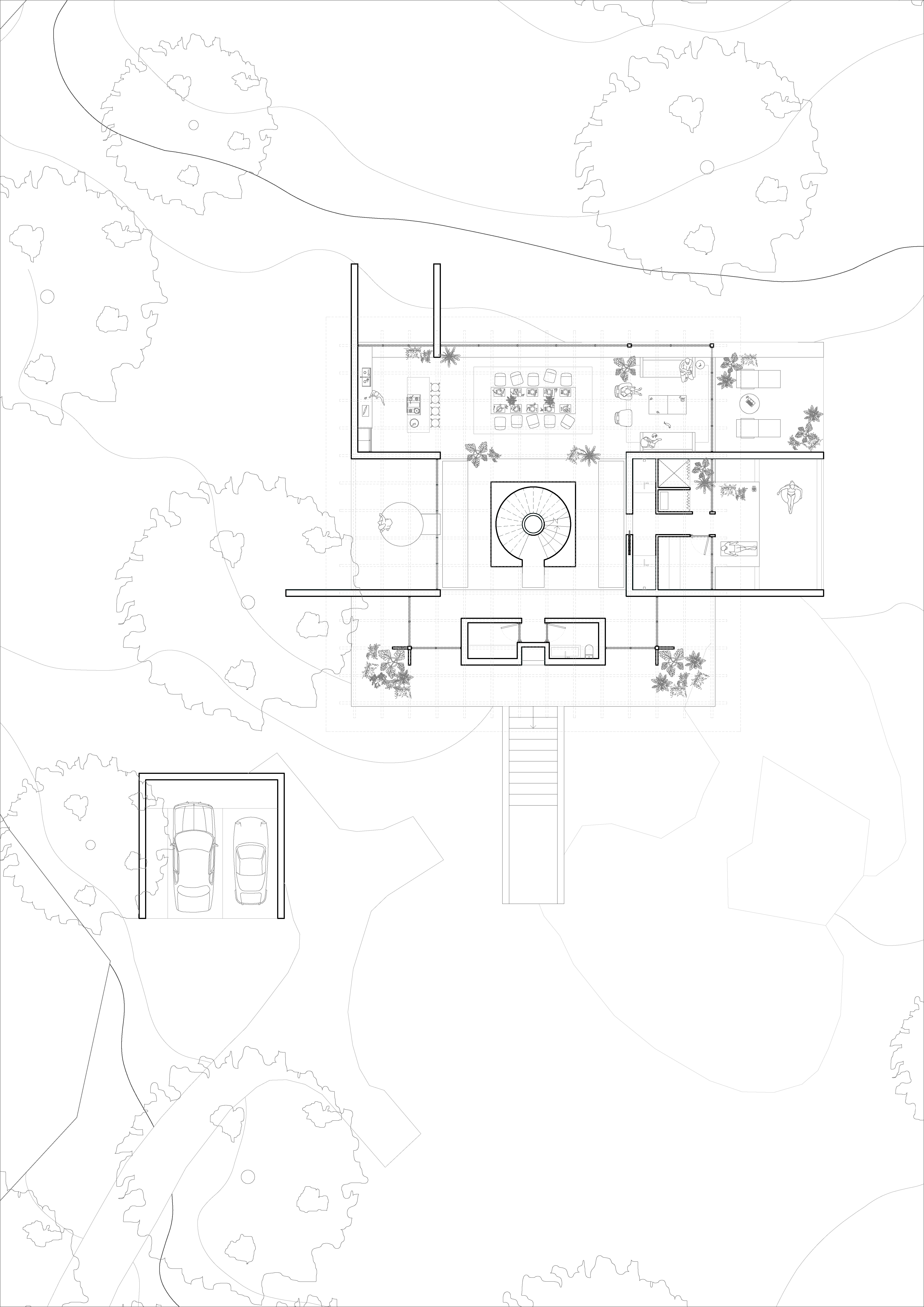 日本2026年非酒店设计竞赛项目  山间庇护所丨日本鹿儿岛丨V Taller-22