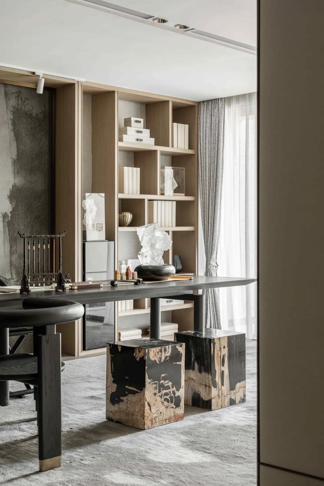 肇庆大宅合院 · 山水城林中的中式雅奢别致居所丨中国肇庆丨矩阵纵横-40