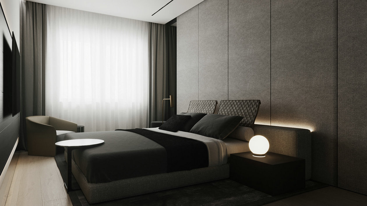 深色系公寓设计-12