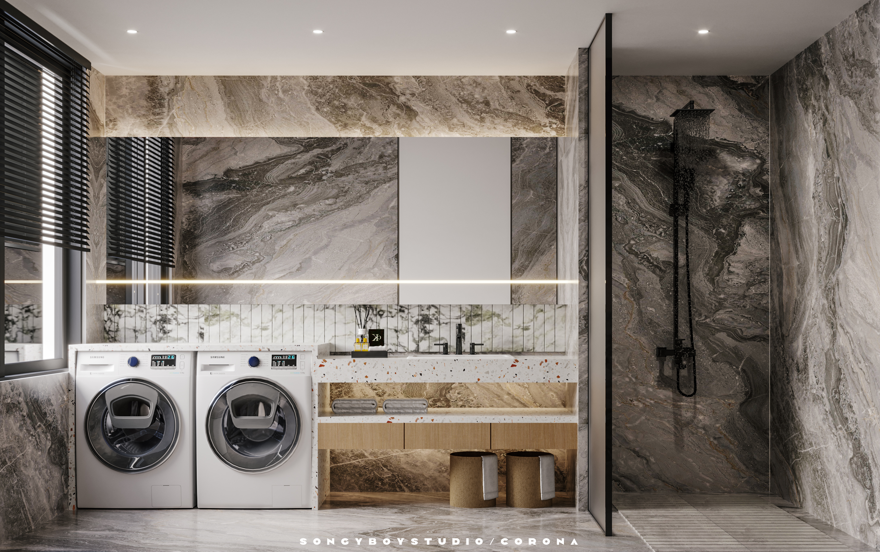 现代棕色系家居设计丨SongYboy-11