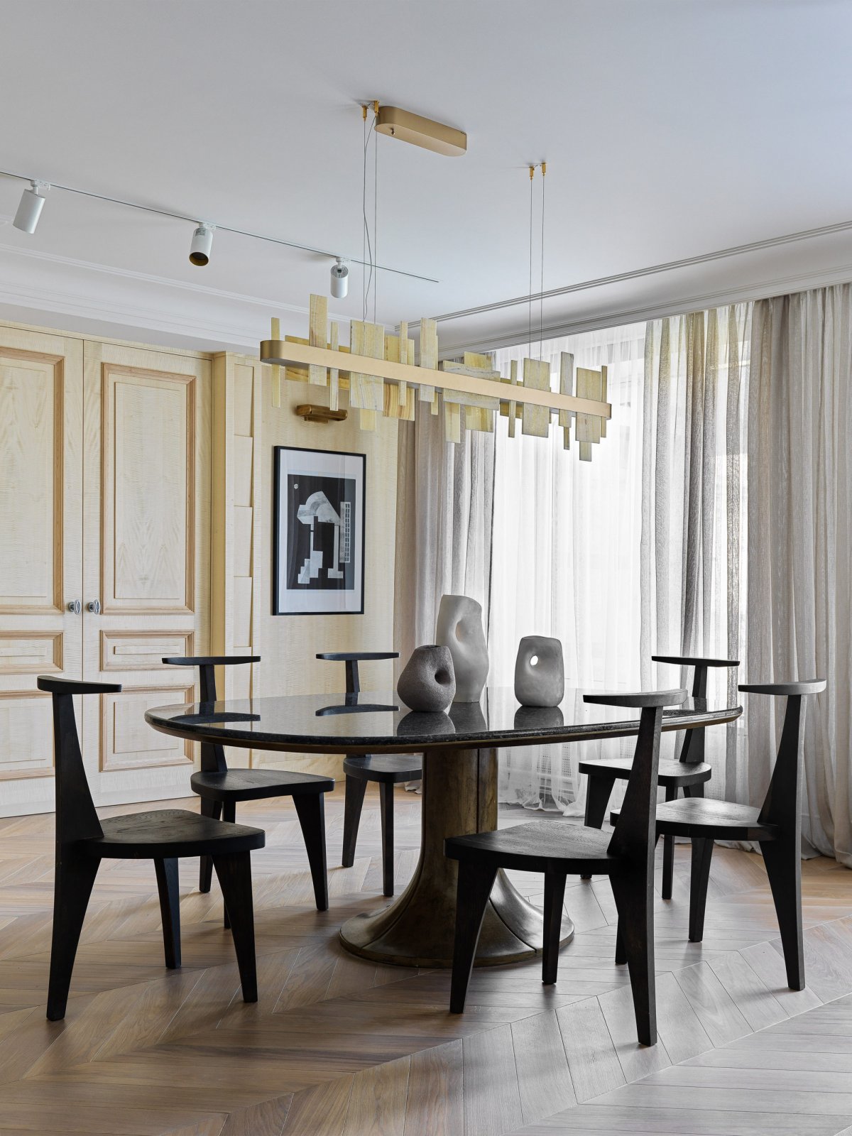 圣彼得堡 100 平米公寓，Maria Edinaya 打造实用巴黎风家居-4