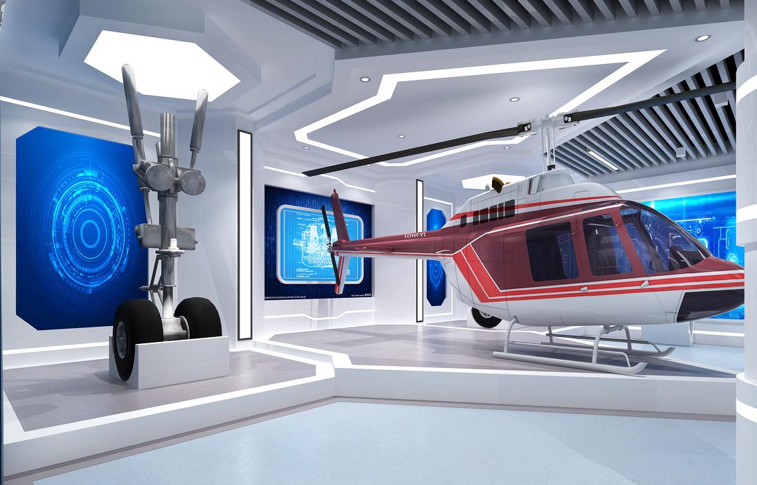 
工大航空学院展厅设计 -8