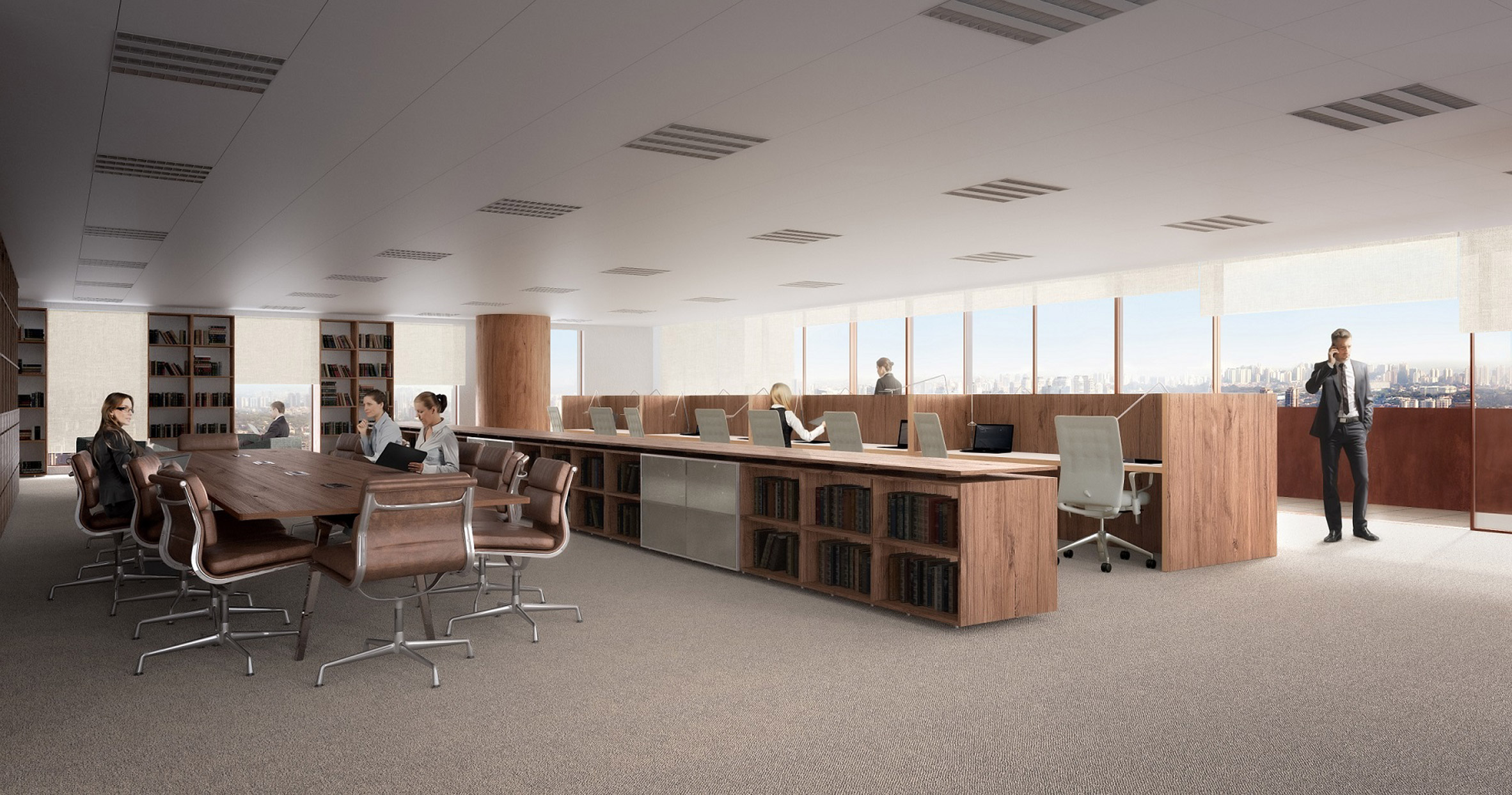 巴西圣保罗“悬浮之塔”绿色共生空间-10