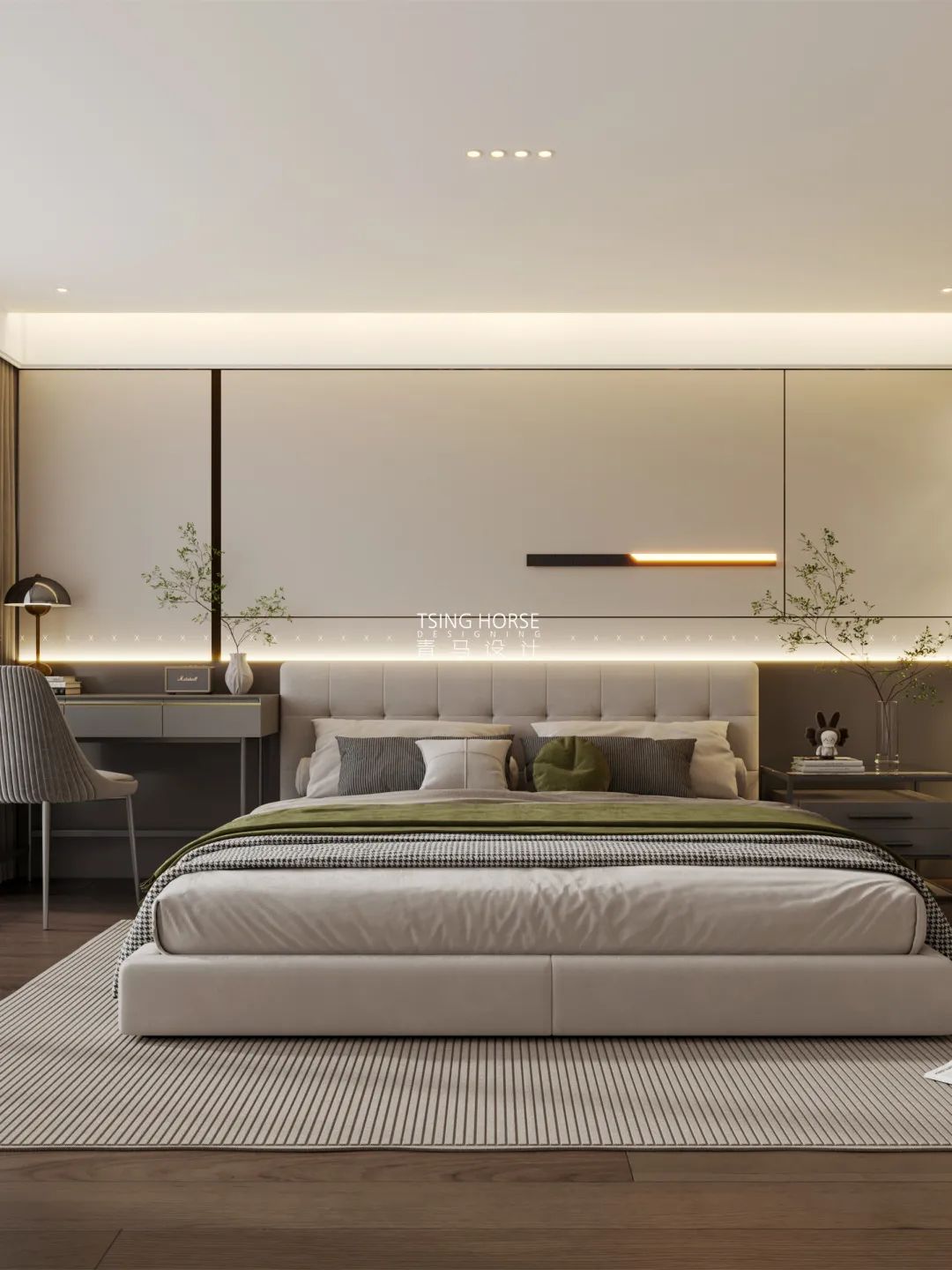 招商央玺现代轻奢别墅空间设计丨周昆设计团队-25