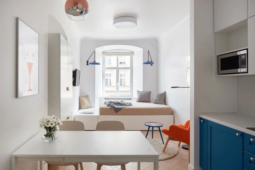 乌克兰 27㎡简约小宅,功能齐全且精致舒适-20