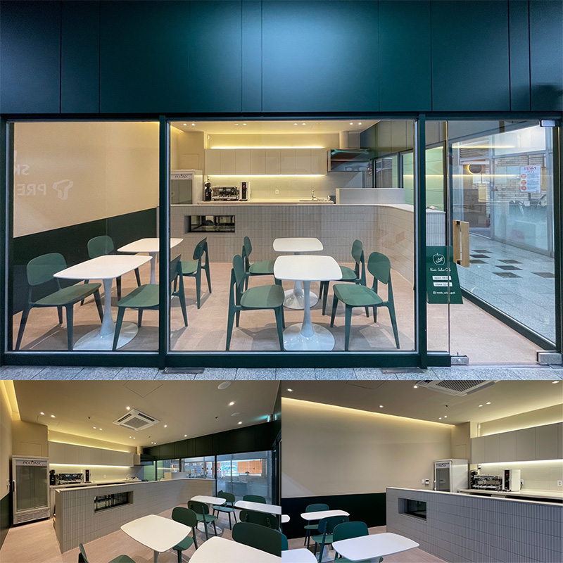 九平米咖啡厅的点睛之笔——绿色点缀的清新空间-1