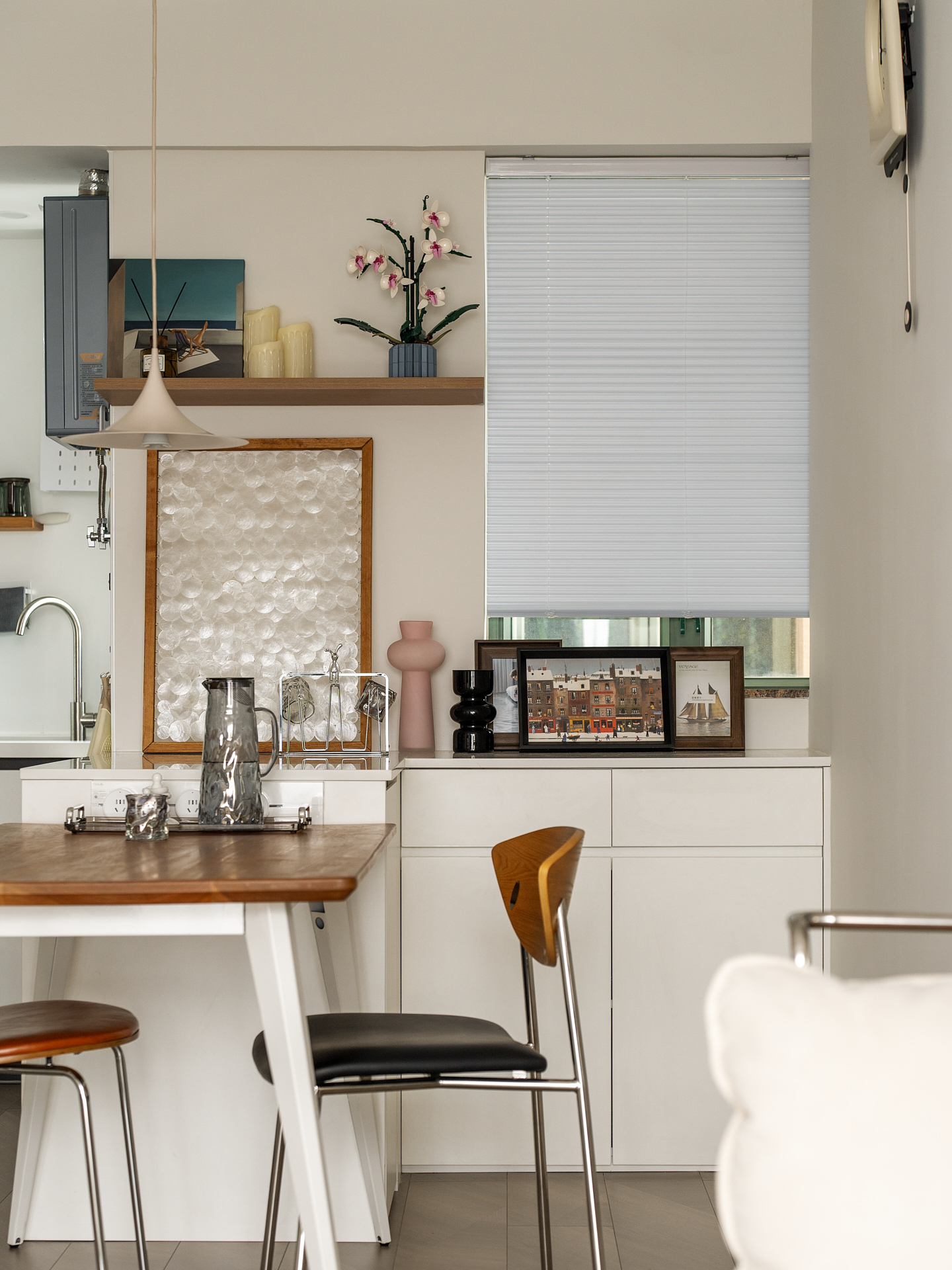 自由式客厅+日式四分离,治愈系的二人一猫-34