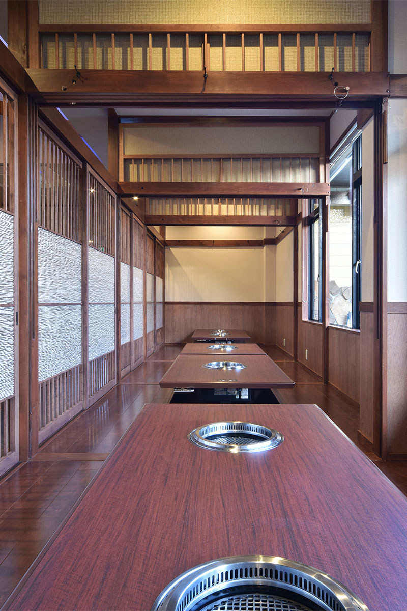 焼肉はうす四季亭丨日本福冈丨クラフトワン一級建築士事務所（CRAFTONE ARCHITECTS）-6