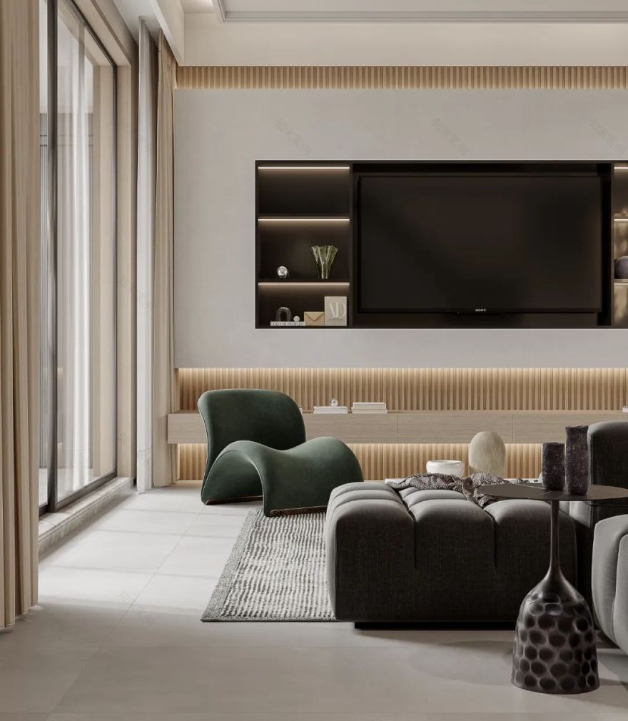 杭州院子|390m²现代风装修,住上梦想中的别墅生活-4