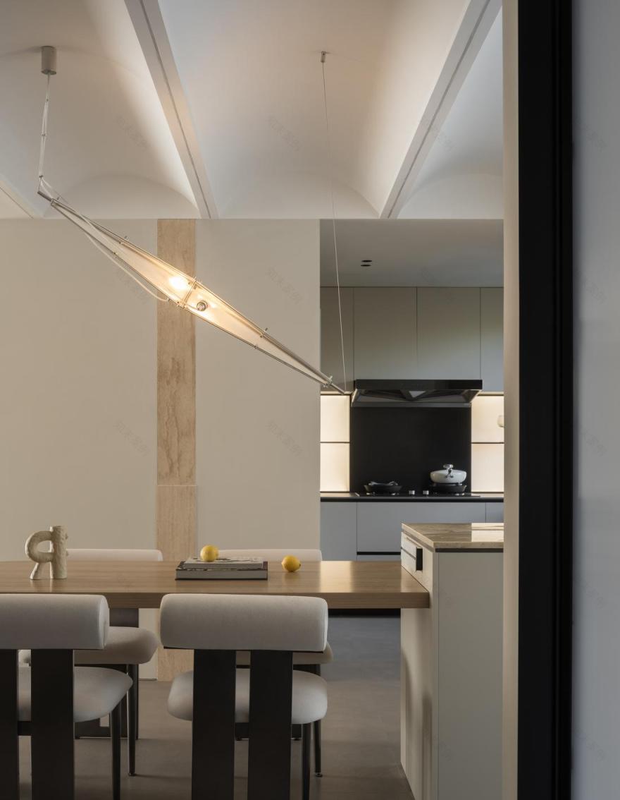 多曲线极简空间设计-48