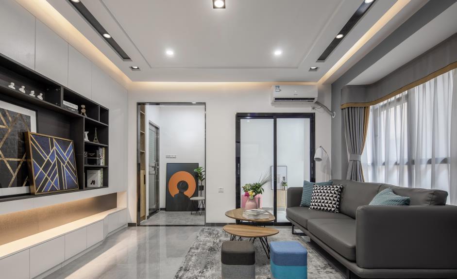 60㎡旧房改造,明亮宽敞的简约空间-16