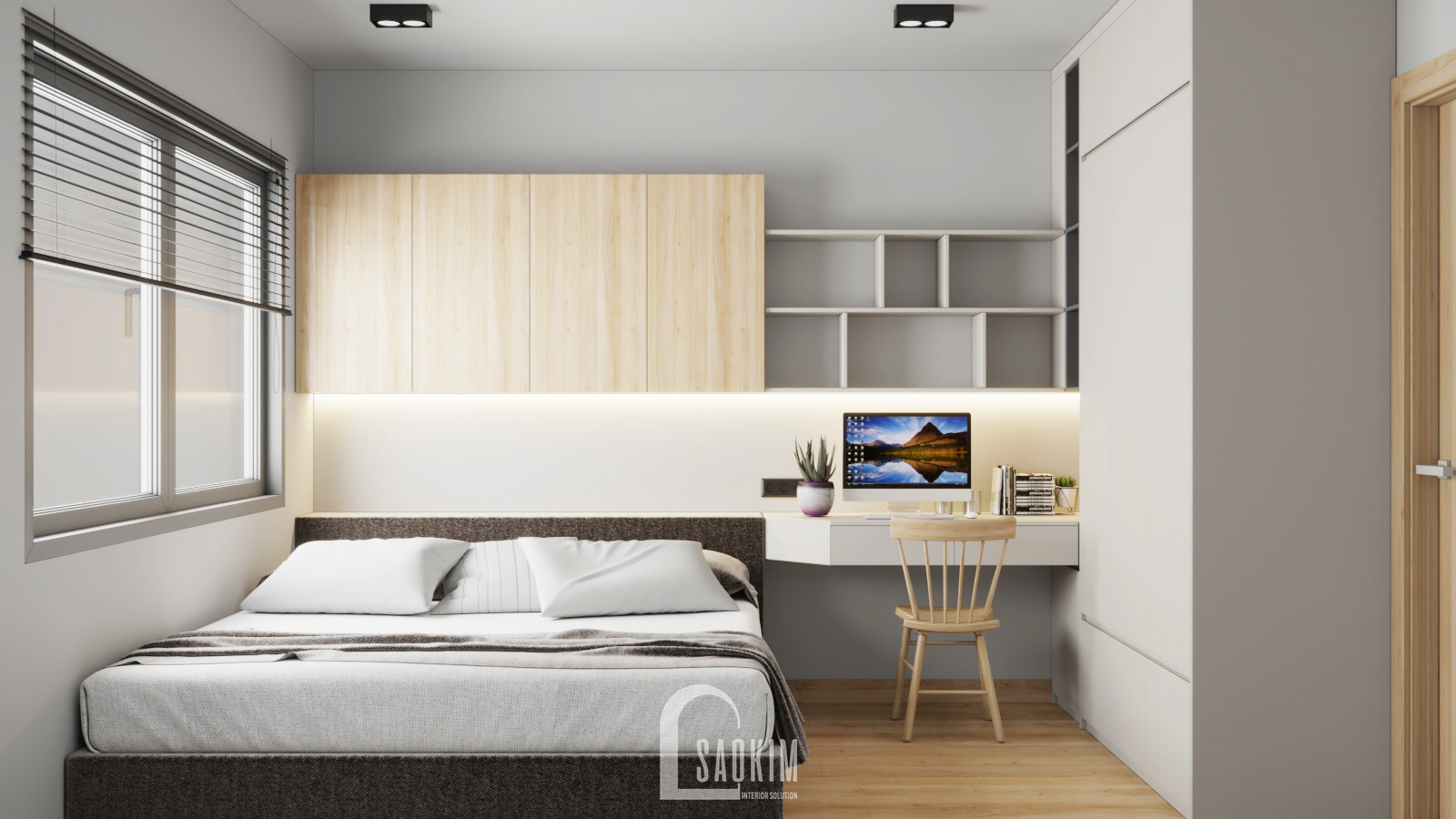 Vinhomes Ocean Park 公寓设计丨越南河内丨Sao Kim 室内设计公司-16