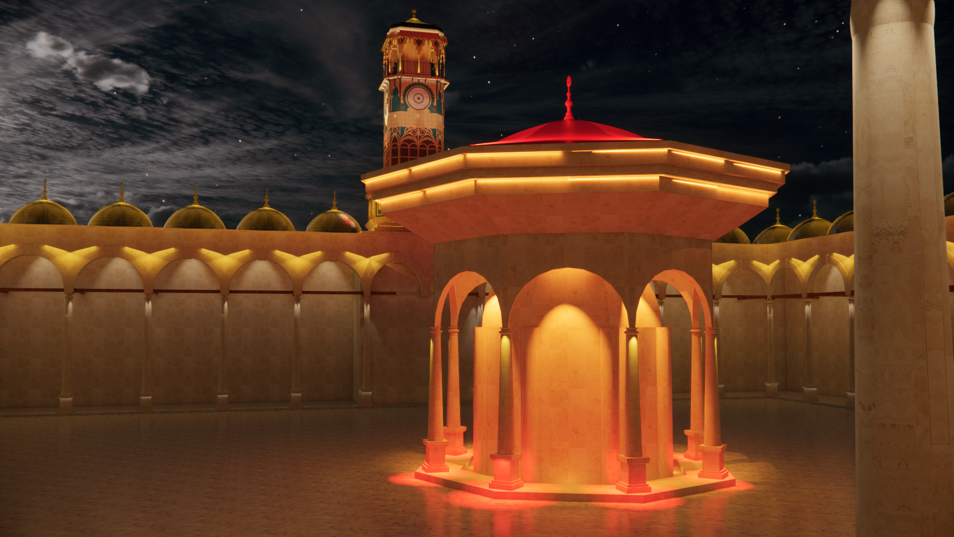 穆罕默德·阿里清真寺照明-5