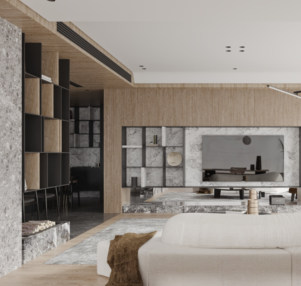 简约归真——无非设计平层住宅空间-17