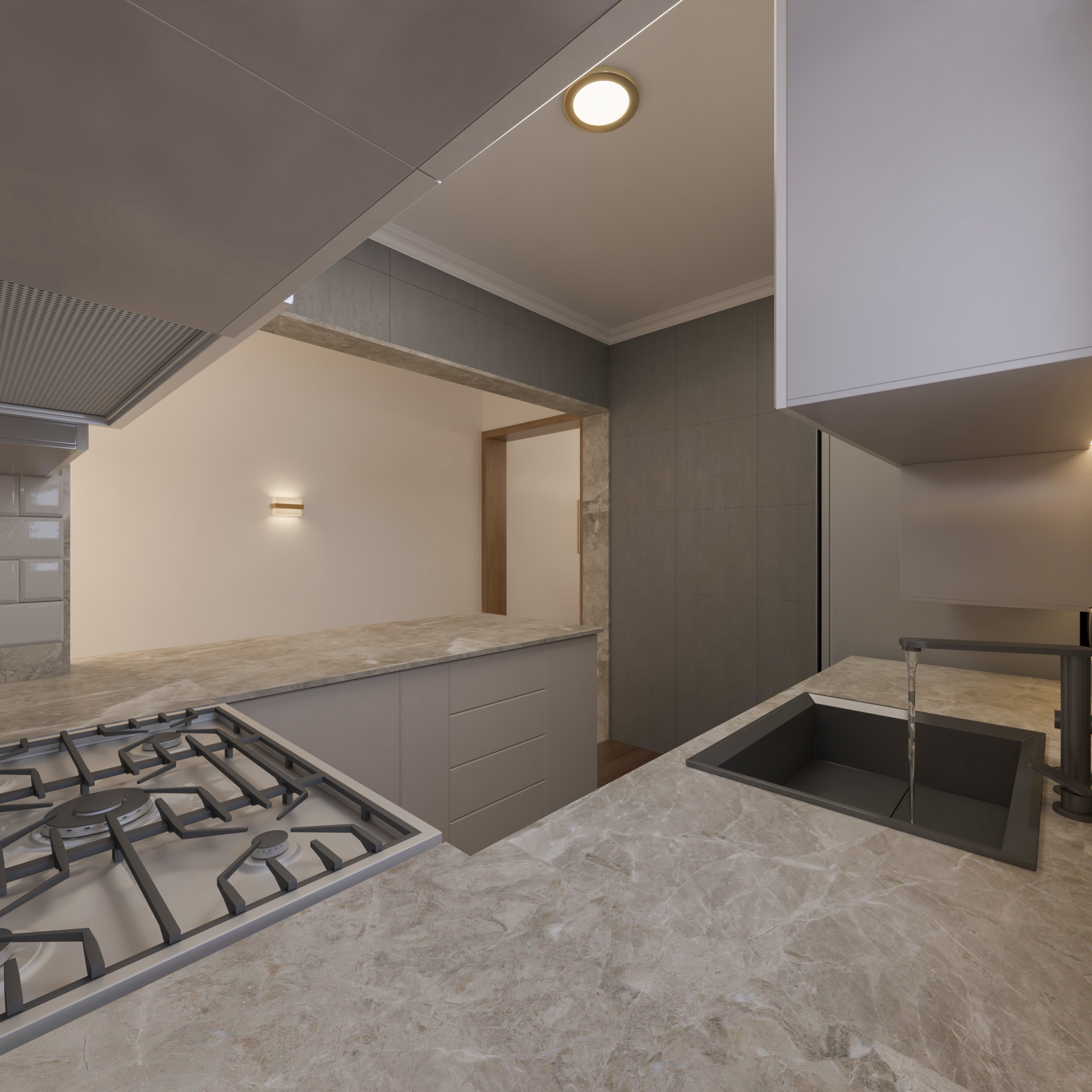 Apartment Boho Style at Saba Basha Alexandria-12