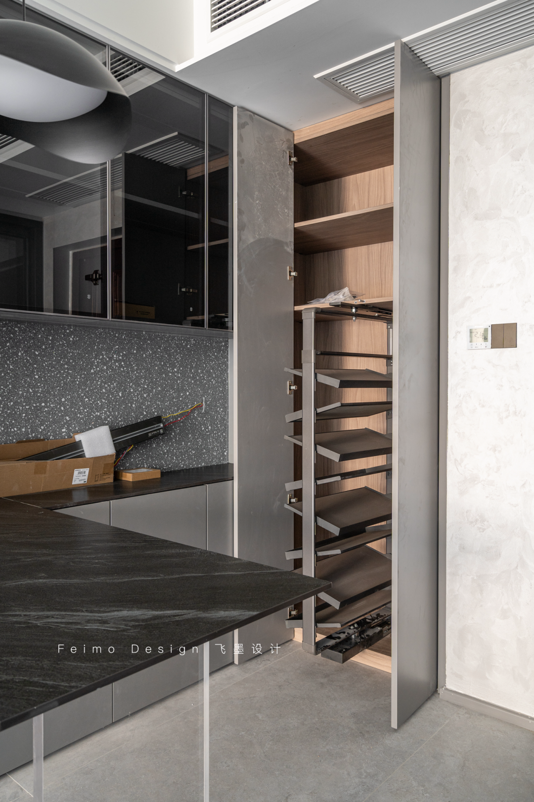 95㎡极简婚房丨飞墨设计-12