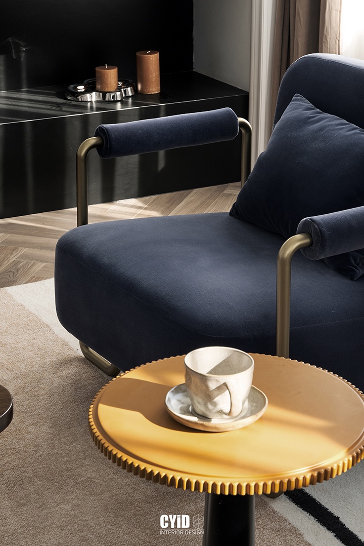 落于首都排屋的现代法式丨中国北京丨辰佑设计,颜青软装-7