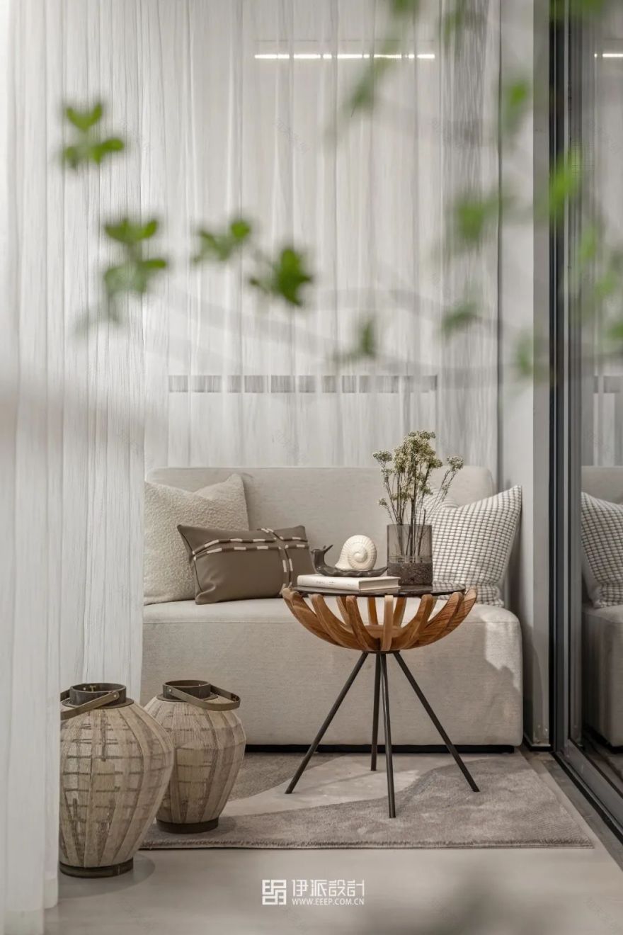 湖上云庭奶油系侘寂风样板间丨中国嘉兴丨深圳市伊派室内设计有限公司-62