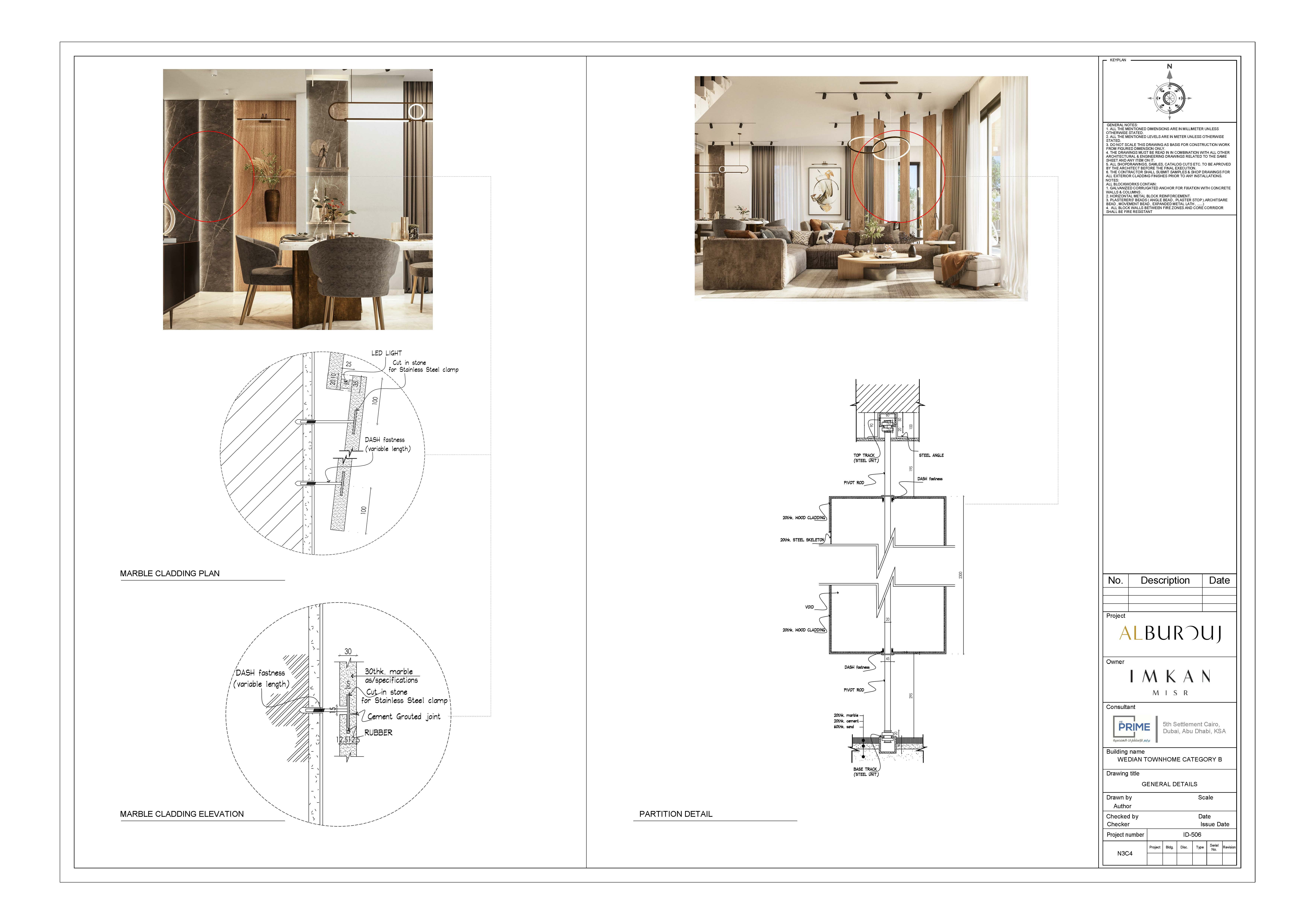REVIT(BIM) INTERIOR DESIGN - WEDIAN TOWNHOUSES- EYGPT-23