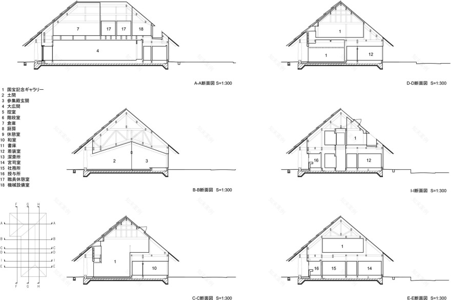 青井の杜国宝纪念馆丨日本丨隈研吾建筑都市设计事务所-40