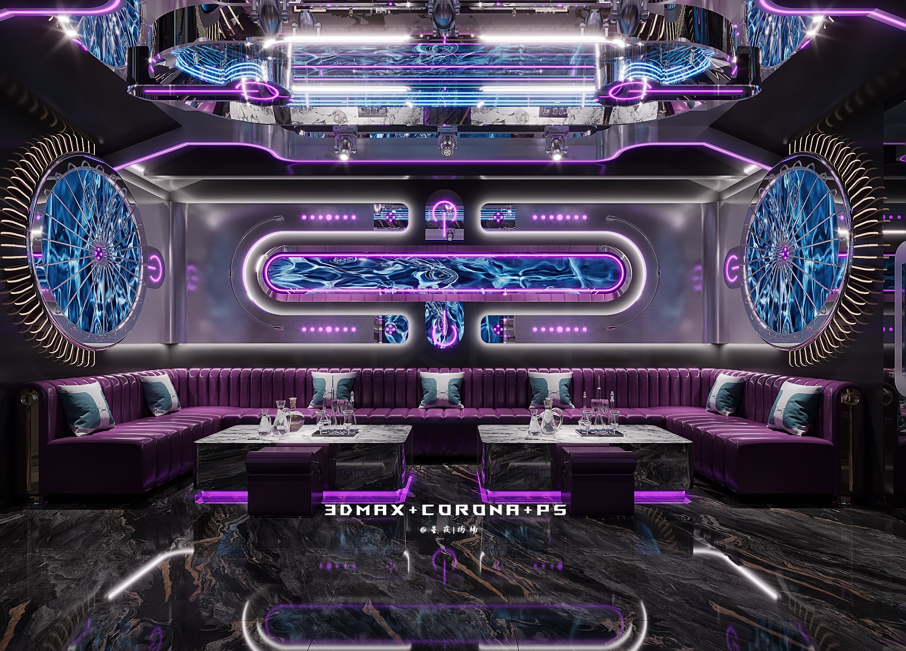 KTV设计 —— 光影叠奏，奢享声宴-6