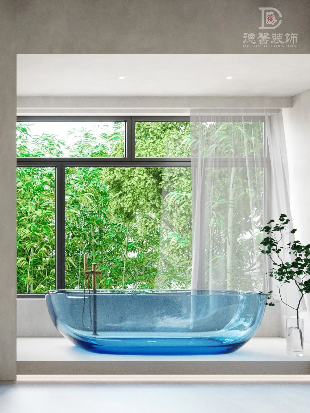 广州琶洲雅郡花园现代法式混搭别墅设计丨中国广州丨德馨装饰-34