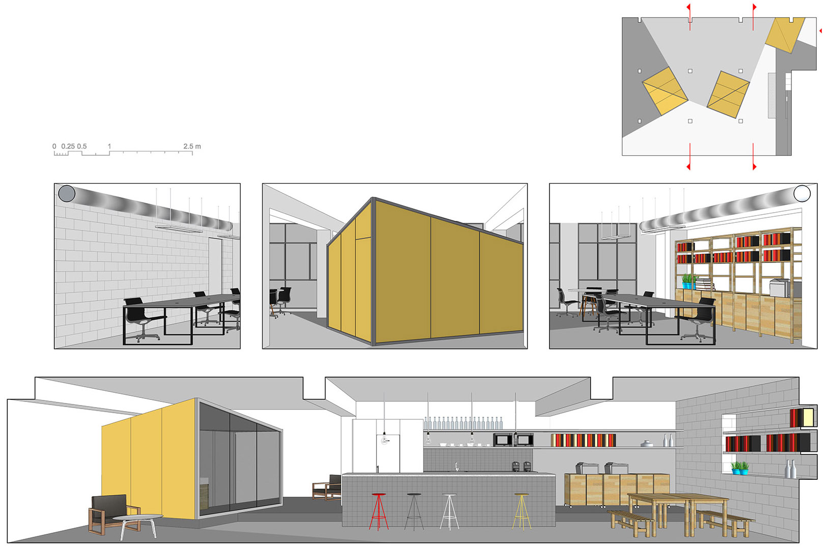 灵动体块 & 巴塞罗那ZAMNESS共享办公空间 / Nook Architects-44